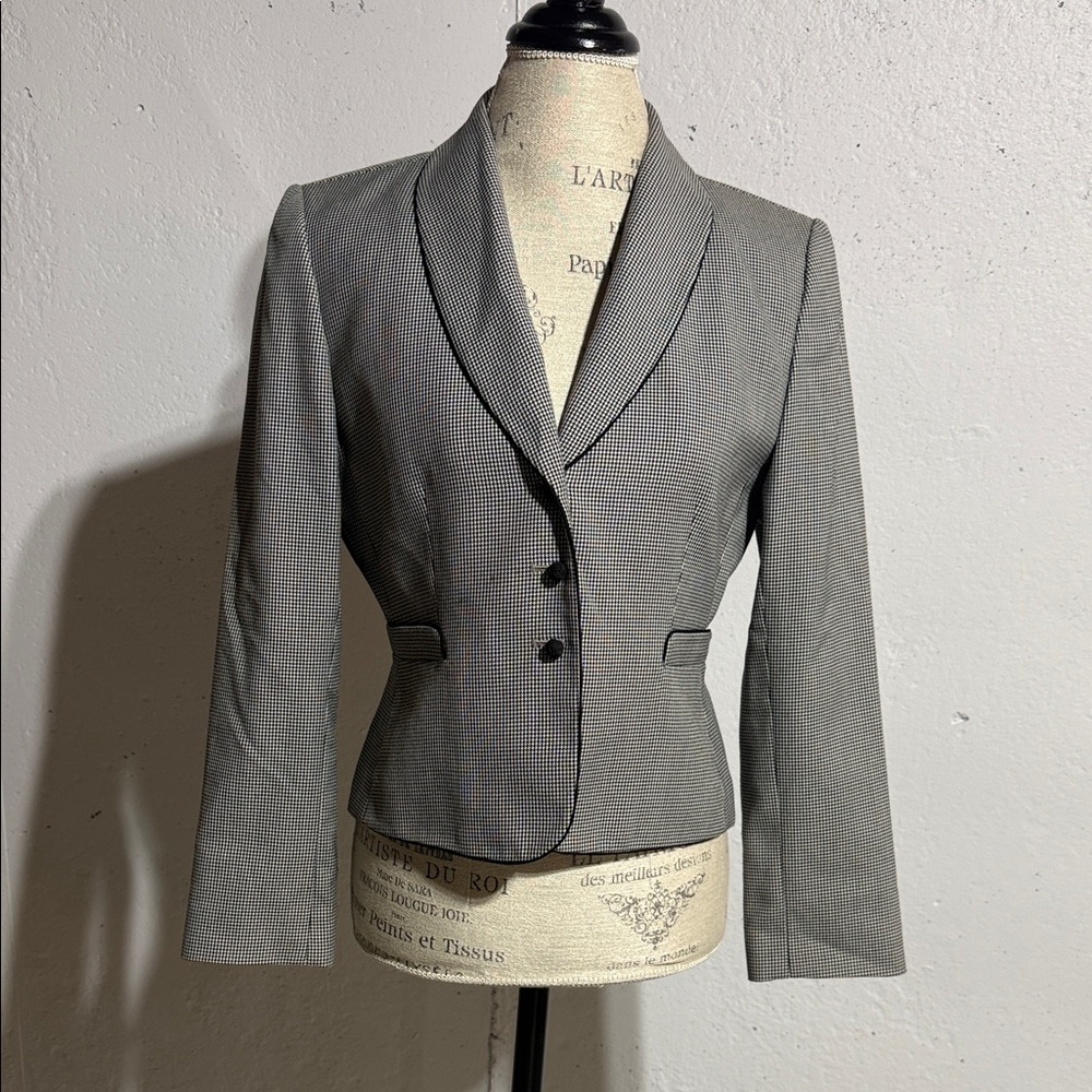 Vintage Black/White Blazer